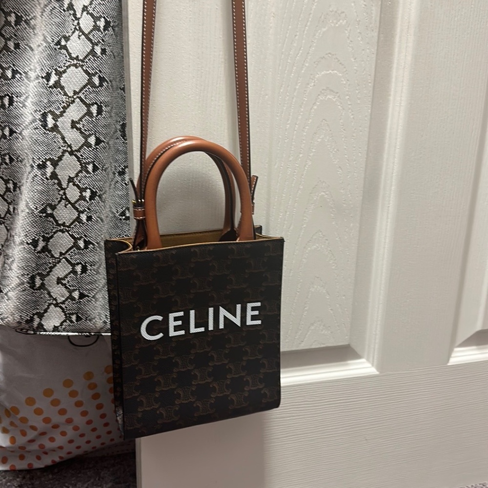 Celine Vertical Mini Triomphe - image 4